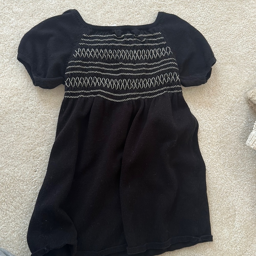 Zara black dress 12-18 months